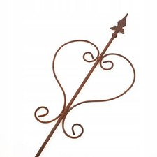 Treillis de jardin rouille