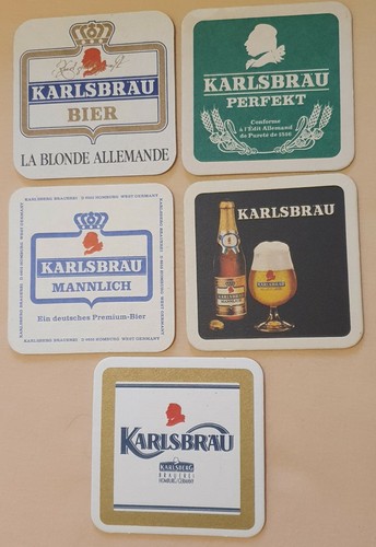 Sous bock karlsbrau bière - bock,