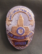 Plaque de police  USA  LAPD  