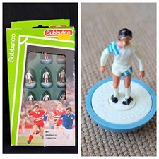 SUBBUTEO 63000 674 EQUIPE TEAM FOOTBALL MARSEILLE ZARAGOZA TABLE SOCCER COMPLET