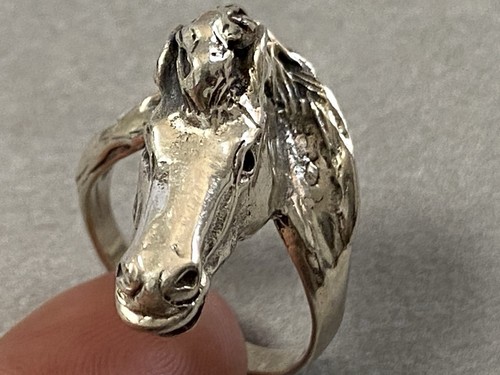 Superbe bague tête cheval - superbe, de