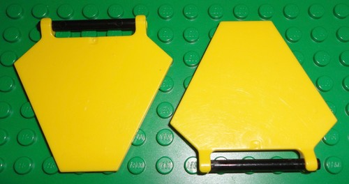 Lego yellow flag 5x6 - lego,