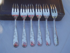 6  anciennes fourchettes à