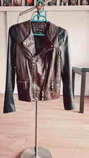 Veste en cuir femme marque