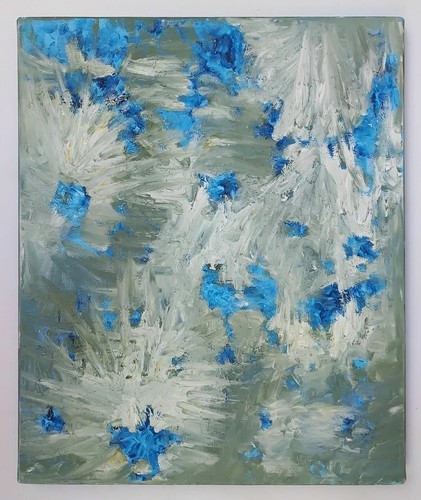 Fleurs tableau abstrait - fleurs,