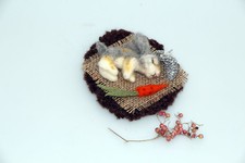 Poupée lapin endormi "Houppy"