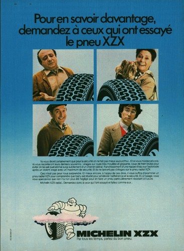 Publicité ancienne voiture
