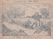 N12 Image d'Epinal Devinette OU EST NI-NIE ?? !!!!!! ! Lith JOUHATE Paris