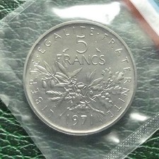 5 Francs "Semeuse" 1971 - PIEFORT Nickel
