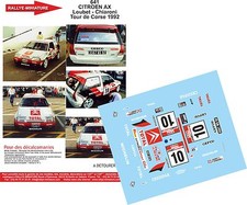 DECALS 1/43 REF 0641 CITROEN