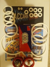 FLIPPER  ZACCARIA -FUTURE WORLD (bille caoutchouc,ampoules) pinball rubber