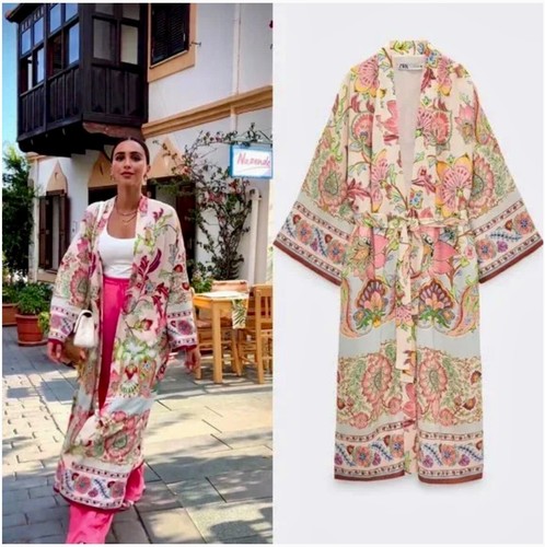 Zara printed art - zara, kimono