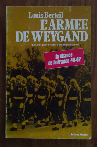 Armée weygand berteil - weygand,