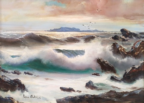 Paysage marin mer vagues sur - marin,