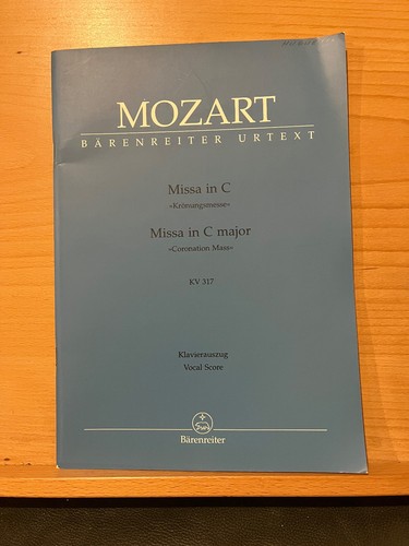 Mozart messe couronnement - messe, du