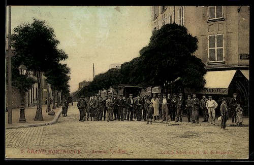 Cpa grand montrouge avenue - cpa,