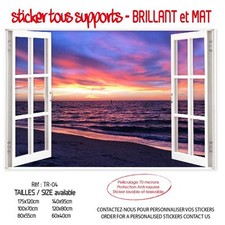 Sticker trompe oeil fenetre - sticker,