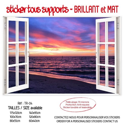 Sticker trompe oeil fenetre - l'oeil,