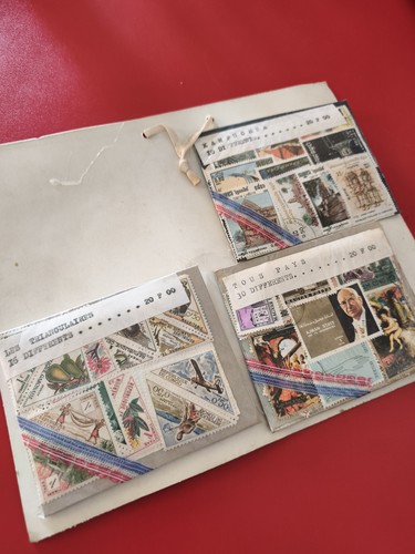 Lot ancien timbres monde - , en