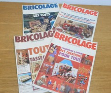 LOT vintage MAGAZINE 1977 REVUE 124-125-126-127 Bricolage maison pratique DECO