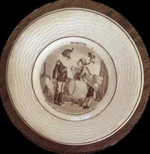 ASSIETTE ANCIENNE EN FAIENCE