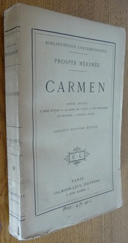 Prosper merimee carmen - -,