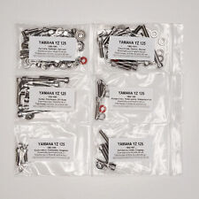 YAMAHA YZ 125 1982 1983 1984 1985 Kit vis BTR inox moteur complet YZ125