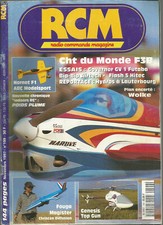RCM N°199 PLAN "WOLKE" AVION 3 AXES D'ENTRAINEMENT / FOUGA MAGISTER CHRISTEN