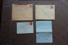 FRANCE - 3 enveloppes 1 pli