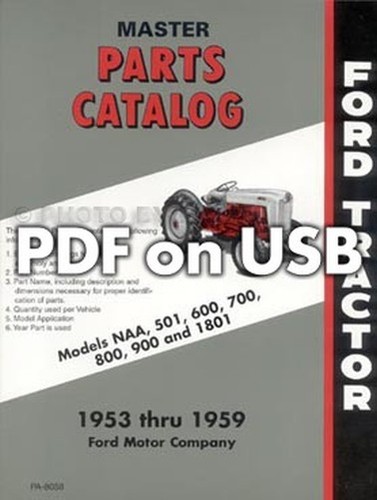 1953 1959 ford tracteur - 1953-1959,