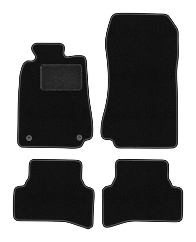 Tapis sol velours noir - de,