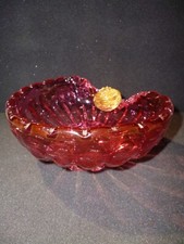MURANO - PETITE COUPELLE EN VERRE BULLE - 13 X 15 X H 6 CM 