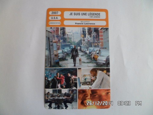 Carte fiche cinema 2007 - carte, je