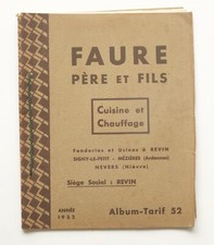 Catalogue FAURE PERE et FILS
