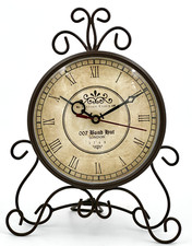 London 1749 Réplica Aspect Ancien Bureau Horloges,Vintage Style Étagère