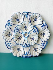 Plat a huitre en faience ancien