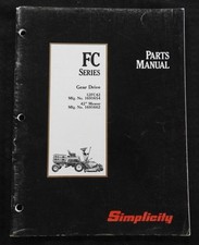 SIMPLICITY FC Séries Avant Tondeuse Engrenage D'Entraînement 42 " Pont Pièces
