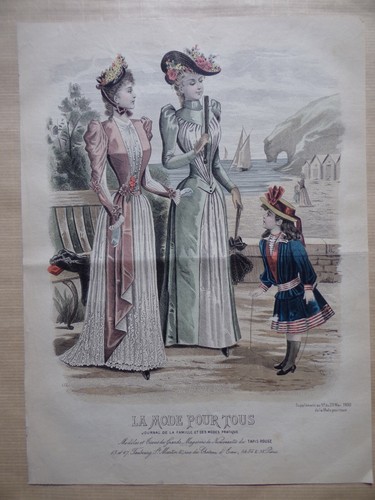 Gravure ancienne la mode - la,