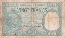20 Francs - Bayard - 09-08-1918 - Série B.5201