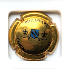 capsule champagne PHILIPPART chigny les roses N 4 OR noir et bleu, côte 10