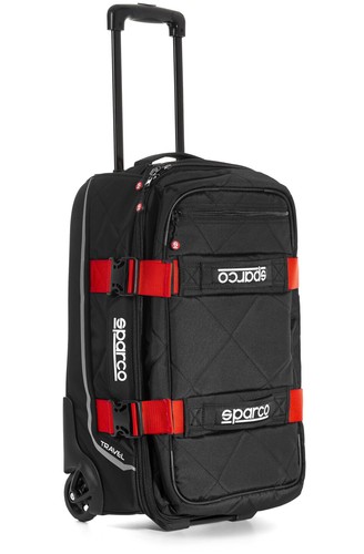 Sac voyage noir rouge - de,