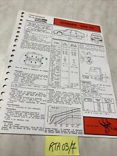Fiche technique automobile Citroën GSA X3 édition 1980 RTA
