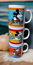 Disney 3 Mugs Vintage Anglais