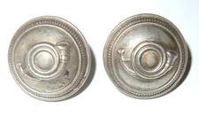 LOT DE 2 BOUTONS CHASSEURS  III° REP. - 21 mm - Fbt H.J. PARIS