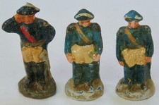 3 GENDARMES, FIGURINES TERRE CUITE  19° SIÈCE