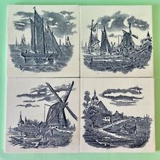 4 carreaux anciens céramique