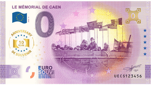 Billet souvenir 2025 france - billet,