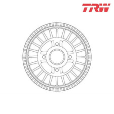 Brake Drum TRW DB4557MR For