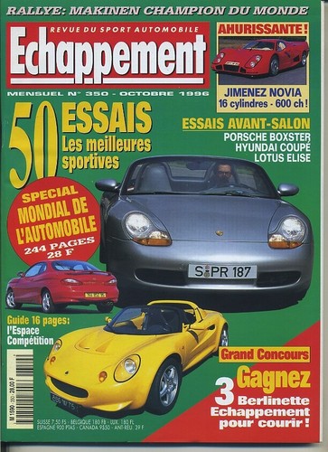 Echappement 350 1996 - echappement, n°350