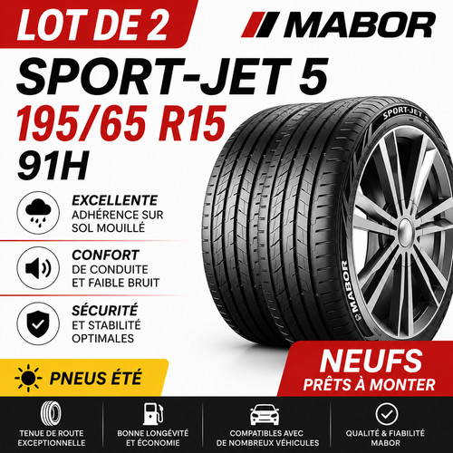 Lot pneus mabor - 2,